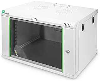 DIGITUS Szafa sieciowa - szafa 19-calowa - 12U - montaż ścienny - głębokość 450 mm - nośność 60 kg - seria Dynamic Basic - szara