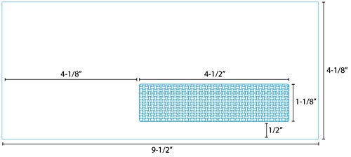 500 Self Seal Number 10 Single Right Window Envelopes - Security Lining - Designed For Secure Mailing Of Invoices, Documents, And Business Statements, 4 1/8 X 9 1/2 Inches, 500 Ct #TOP1