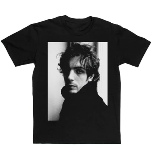 OSSMHP SYD Barrett Barrett, Photo Grayscale, Faces Colors, Face Stencil T-Shirt Blacks