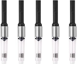 5 Pcs Rotating Ink Absorber Converter for Fountain Pens, Universal for Refilling Ink from The Bottle Spin Piston Fill Ink Absorber