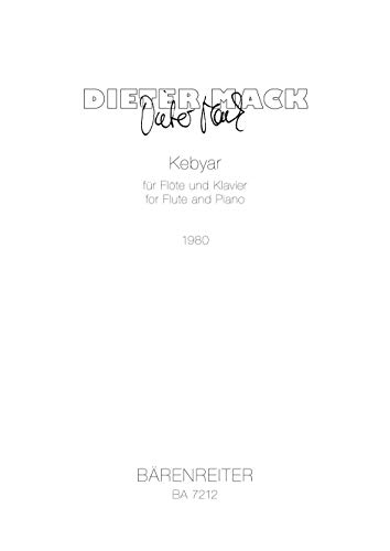 kebyar: para flauta y Piano
