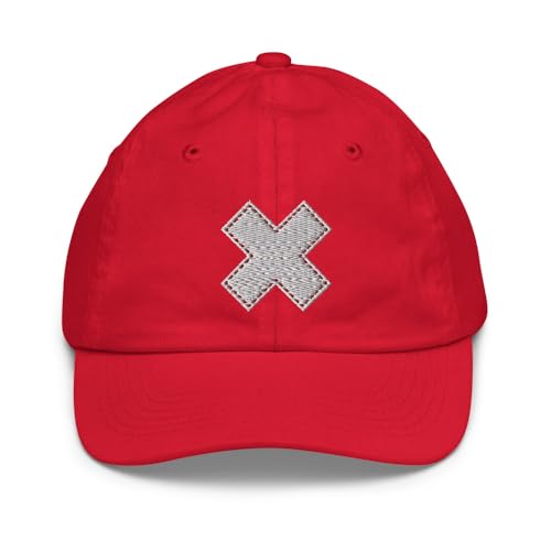 Netflix One Piece Youth Hat – Tony Tony Chopper “X” Embroidered Cap, Adjustable Kids Baseball Hat, Officially Licensed
