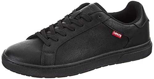 Levi's Piper, Zapatillas Hombre, Negro (Full Black), 41 EU