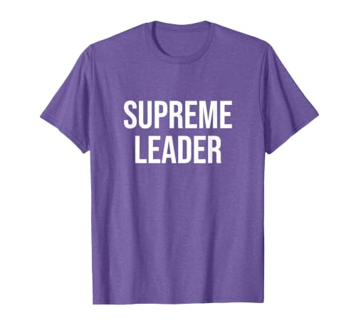 Supreme Leader T-Shirt, Men, Purple Heather, Small