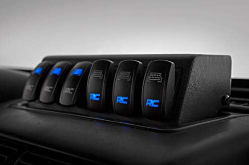 Rough Country 6 Button Multiple Light Controller for 97-06 Jeep TJ/LJ - 70956 , Black - image 3