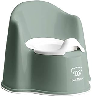 BabyBjörn Potty Chair, Deep green/White