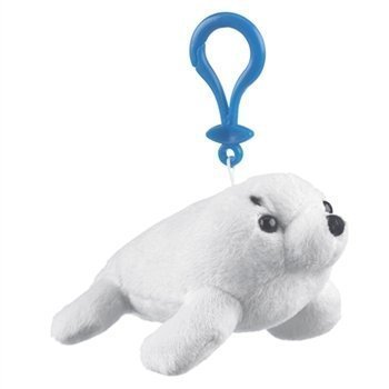 Harp Seal Plush Stuffed Animal Backpack Clip Toy Keychain Wildlife Hanger