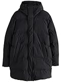 NEXT Herren Wasserabweisende ThermoGen Pufferjacke, lange Länge Schwarz X-Large