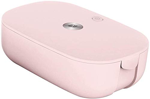Knoijijuo UV Sterilizer Bag, Portable Rechargeable UV Disinfection Pocket for Baby Bottle/Mask/Underwear /,Pink