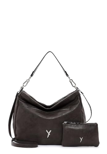 Sac bandoulière Suri Frey Laley marron foncé : le hobo bag qui libère vos mains