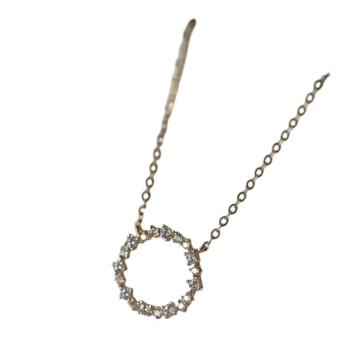 Collier argent plaqué or 18k et diamants, le cadeau créatif idéal pour femme