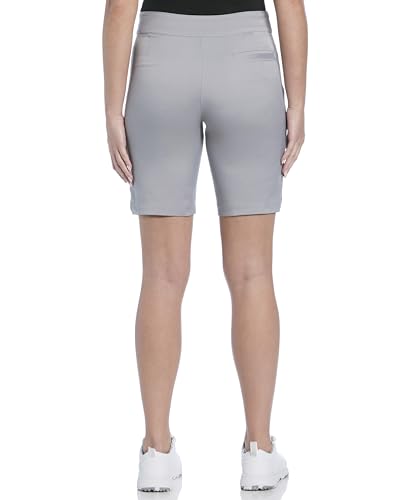 PGA TOUR Women's 9.5" Golf Shorts with Comfort Waistband, Stretch360, Moisture-Wicking, Sun Protection, Straight Fit2