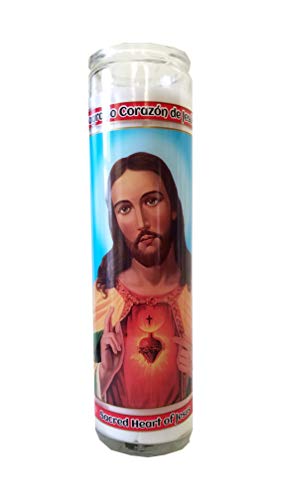 Sacred Heart (Sagrado Corazon de Jesus) Devotional Candle