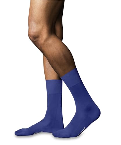 FALKE Herren Socken No. 9 M SO Pure Fil d´Écosse Baumwolle einfarbig 1 Paar Socken cobalt (6712), 45-46 – Ansicht 2