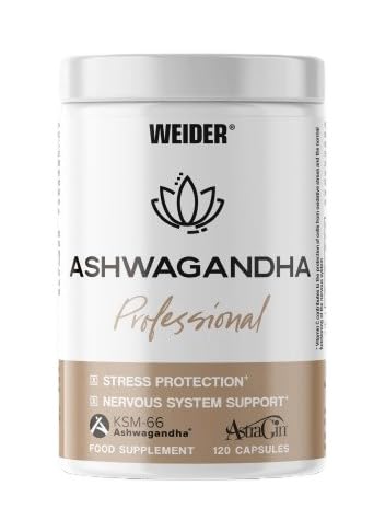 WEIDER ASHWAGANDHA 120cap gélules pour la supplémentation quotidienne