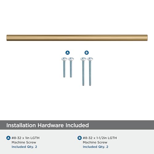 Amerock Versa 10-1/16 inch (256 mm) Center to Center Champagne Bronze Cabinet Pull, BP55532CZ by Amerock - Image 5