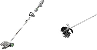 EGO Power+ ME0800 8-Inch Edger Attachment & Power Head Battery & Charger Not Included & CTA9500 9.5-inch Cultivator Attachment for EGO 56-Volt Lithium-ion Multi Head System