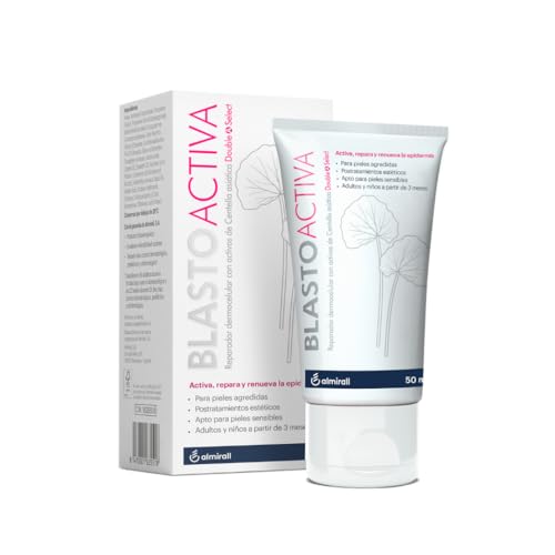 Blastoactiva, Crema Reparadora con Centella Asiática, Cicatriza, Restaura y Protege la Piel Sensible o Agredida, Calma Irritación y Enrojecimiento, Ideal Post-Tratamiento, Post-Depilación, 50ml
