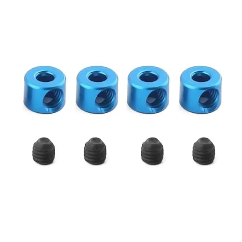 Clips de limitation métalliques bleus Tamiya 53827 pour voiture RC