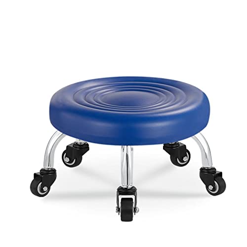 Asiento giratorio de 360 grados con respaldo y cojín de cuero para espacios pequeños