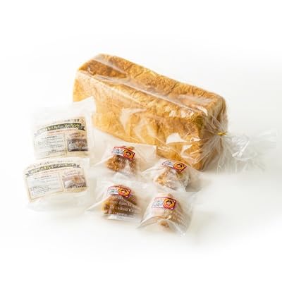 地元特産品を使ったシュークリームとタムタム特製高級食パン、 ご当地アーモンドバターの3点詰め合わせ