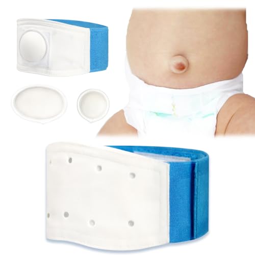 Image of S Baby Belly Band Umbilical Hernia Belt | Belly Button Band Navel Truss Wrap for Newborn/Infant - Soft, Skin-friendly, Adjustable