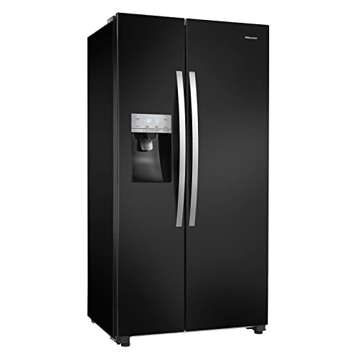 Hisense RS694N4IBF Freestanding Side-by-side Door American Fridge Freezer 562L 91 × 178.6 × 74.3 cm (W×H×D), Black, Varnished Door 8 Hisense RS694N4IBF Freestanding Side-by-side Door American Fridge Freezer 562L 91 × 178.6 × 74.3 cm (W×H×D), Black, Varnished Door 7