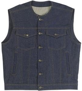 Biltwell Prime Cut Denim Vest - 3X-Large/Indigo