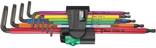 Wera 05024480001 967/9 TX XL 1 Winkelschlüsselsatz, lang, Mehrfarbig, 9-teilig