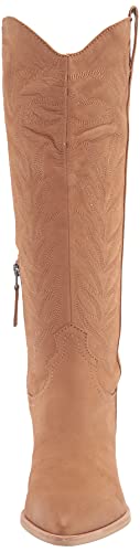 Dolce Vita Women's Solei Western Boot, Whiskey Nubuck, 6 #TOP1