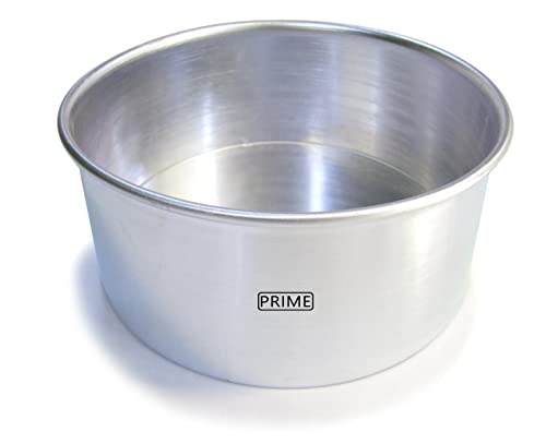 Image of Prime Bakers and Moulders Round Aluminum Baking Cake Pan /Mould For Oven (5 Inch), Silver