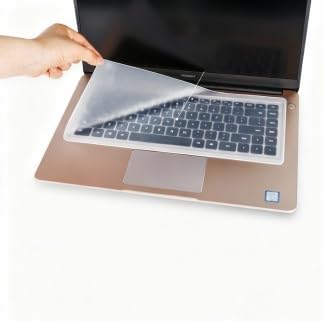 TORMEN Laptop Keyboard Cover Protector — Silicone Keyboard Skin L:12" x W:5" (31×13cm) for 12–14" Laptops Waterproof Dustproof Thin Typing Guard (2 Pcs Transparent)