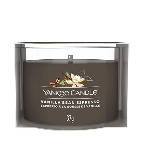 Yankee Candle Candela Votive In Vetro Singola Vanilla Bean Espresso