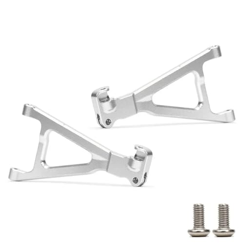 RC�X�C���O�A�[�� For Traxxas For Mini For E-REVO For Summit 1/16 7131 �A���~�����t�����g�����A�b�p�[�T�X�y���V�����A�[�� RC �J�[�V���[�g�g���b�N�C�����i(Silver,Lower)