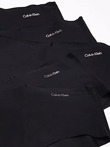 Calvin Klein Women's Invisibles Seamless Hipster Panties, Multipack, Black, Small #TOP1