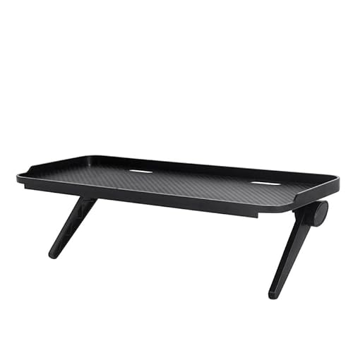 LZKZPY TV Top Shelf Wide Platform Solid Screen Shelf Adjustable Mount Desktop PC Monitor with 12 inch Wide Platform，for Streaming Devices,Media Boxes, Speakers and Home Décor (12inch-1 Pack)