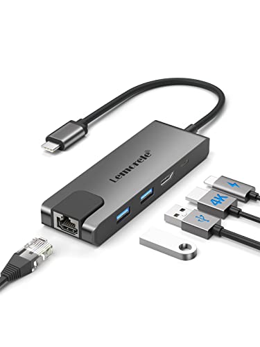 Lemorele Cable VGA a HDMI Adaptador 180cm 1080P 60Hz Convertidor Con Audio 3.5mm Para Conectar Computadora Portátil, PC, TV Box a Monitor, TV, Proyector