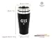 BRISA VW Collection - Insulated Stainless Steel Thermo Drinking Cup in VW GTI Design, Double-Walled (450ml/15.2 fl oz/GTI The Legend/Black)