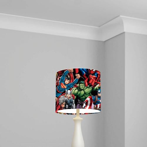 Superhero lampshade Heroes Light Shade Lightshade 20CM X 18.5CM