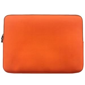 Laptophülse-Tasche aus Schaumstoff/Neopren，29.5×19... with iPad Pro 11/Surface Go 4/Galaxy Tab S9 FE 10-11 inch Tablets & Slim 2-in-1 Laptops，Neoprene Orange