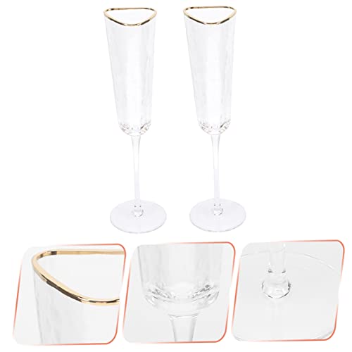 Gadpiparty 2 Pçs Copos De Brinde De Casamento Óculos De Casamento Sra E Sra Brinde Copo De Vinho Tin