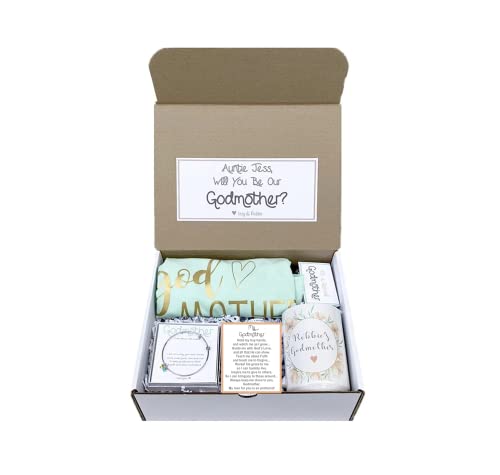 Godmother Gift - Personalized Godmother Box - Will you be My Godmother Box