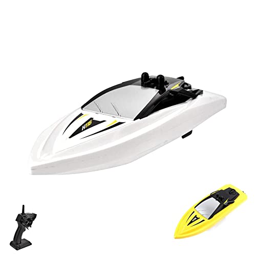 RC ferngesteuertes Boot mit Fernsteuerung und Akku, RC Speedboot für Einsteiger und Profis, Rennboot-Modell, Yacht, Boat, Ideales Spielzeug als Geschenk für Kinder, Erwachsene und Bootsliebhaber