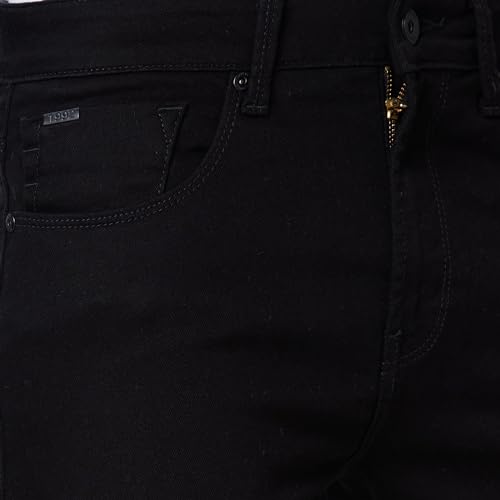 Image of Spykar Men's Rover Regular Fit Mid Rise Casual Jeans
