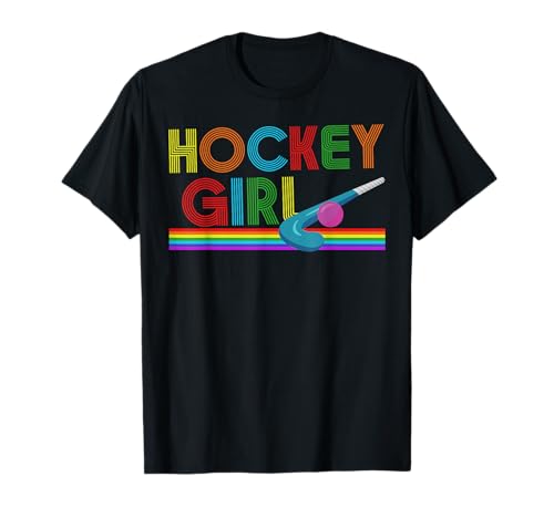 I Love Field Hockey Player HD0 Feldhockey Retro Hockey Girl T-Shirt, Damen,...