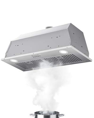 900 CFM 30 Inch Range Hood Insert Stainless Steel Built-In Vent Hood