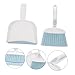 Healeved Mini Dustpan and Brush Set Compact Hand Broom for Desk Sofa Keyboard Cleaning Soft Bristles Ergonomic Grip Durable Portable Gap Cleaner