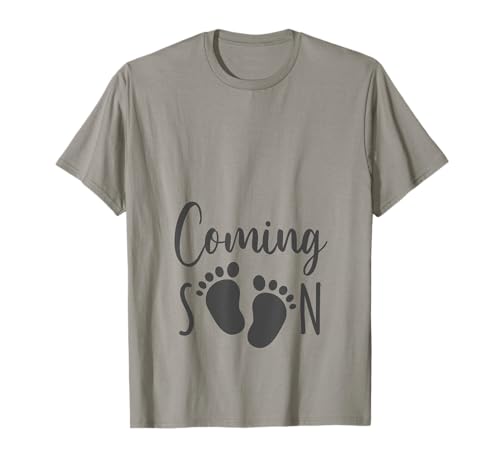 Pregnant Baby Coming Soon Pregnancy Announcement Mom To Be T-Shirt