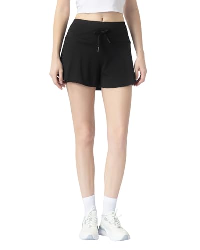 Leapstride Women's Sports Pants with Built - in Shorts for