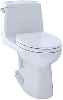 TOTO MS854114S#01 Ultramax Elongated One Piece Toilet, Cotton White